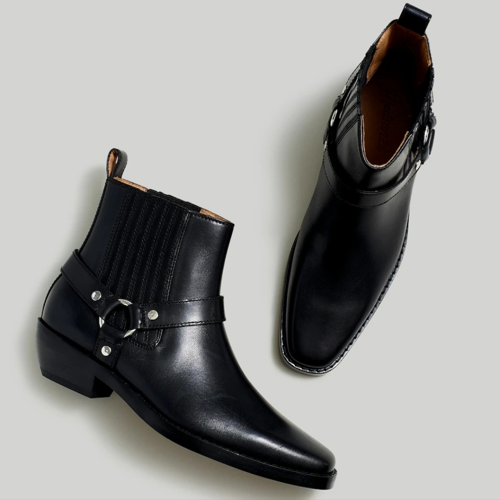 Madewell Black Ankle Boots